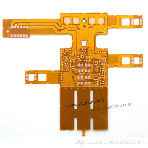 Flex circuit with immersion surface 1oz copper 2 layer pcb used in computer keyboard